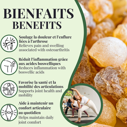 Boswellia Extrait | Douleur articulaire & arthrose | 60 capsules