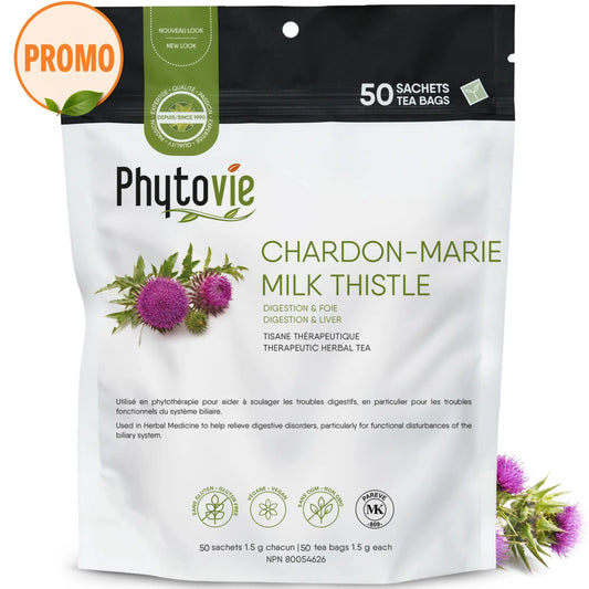 Chardon-marie | Digestion & foie | 50 Sachets