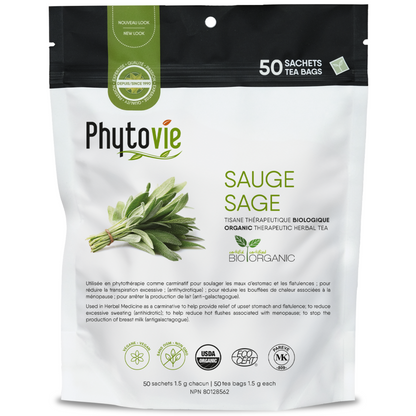 Organic Sage | Stomach aches & Flatulence | 50 sachets