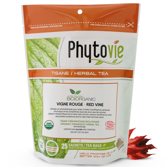 Organic Red Vine | Varicose Veins | 25 Bags