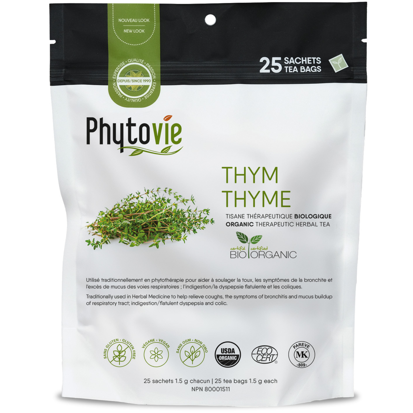 Thym BIO | Expectorant | 25 Sachets