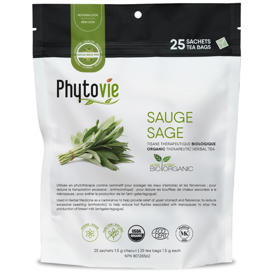 Sauge BIO | Maux d’estomac & flatulences | 25 Sachets