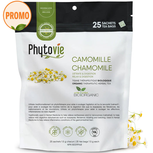 Organic Chamomile | Calming & Digestive | 25 Bags