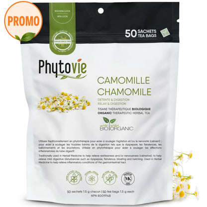 Organic Chamomile | Calming & Digestive | 50 Bags