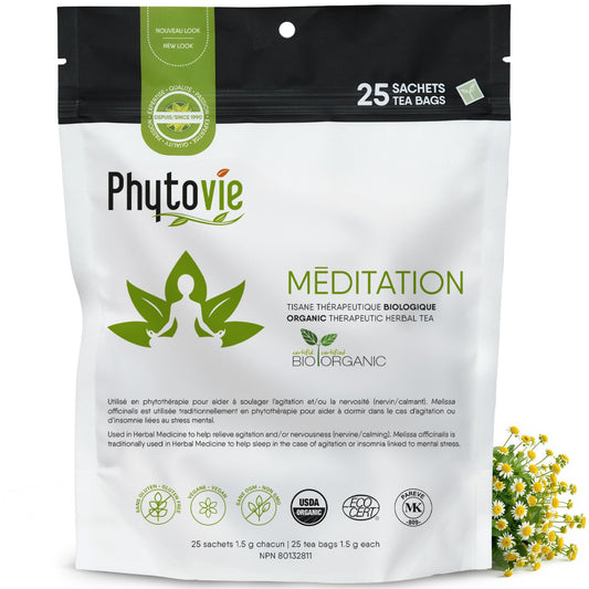 Méditation BIO | Détente mentale | 25 Sachets